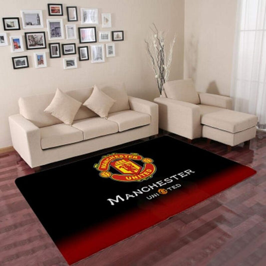 Manchester United Logo Carpet Area Rug