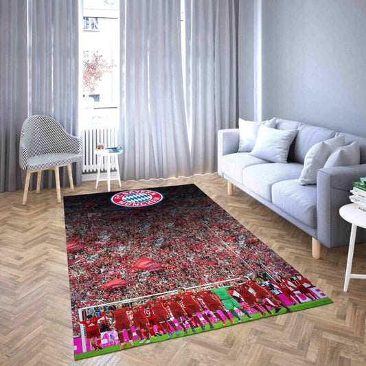 Mannschaftsgeist Fc Club Bayern Munich Carpet Area Rug 2