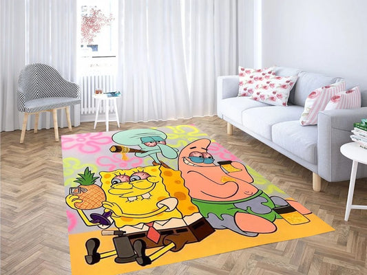 SpongeBob Patrick und Thaddäus Carpet Area Rug
