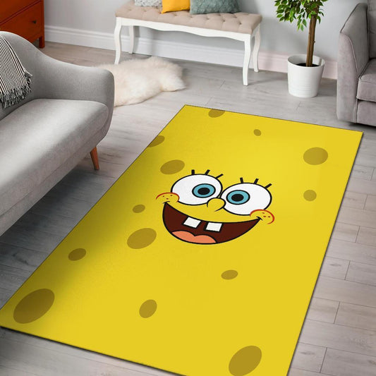 Spongebob Squarepants Face Carpet Area Rug