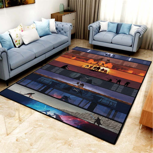 Star Wars Battle Carpet Area Rug Wohnzimmer KüchenCarpet Area Rug Carpet Area Rugboden