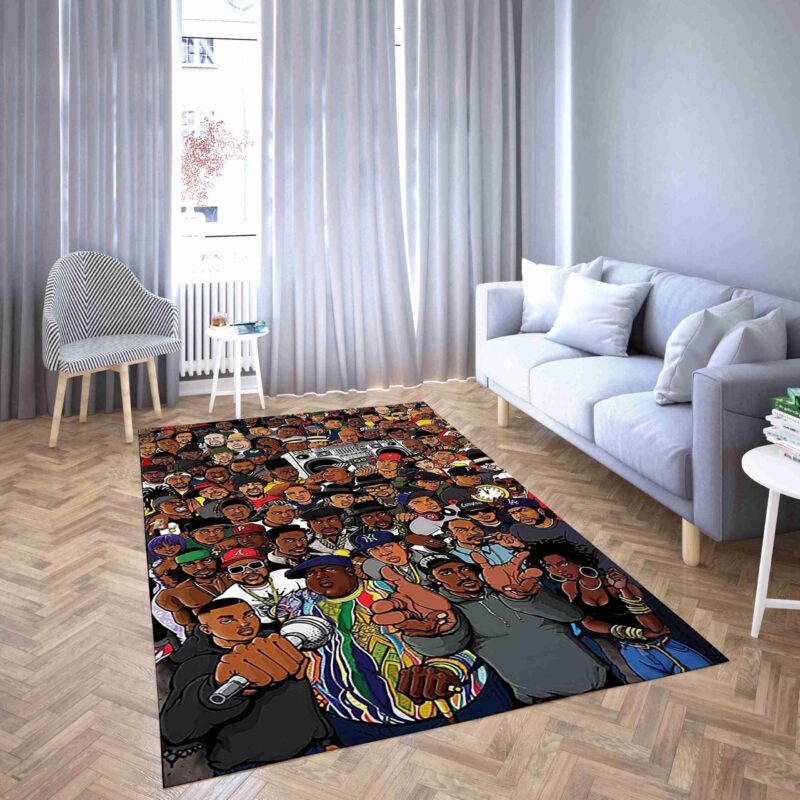 Street Hip Hop Festival Carpet Area Rug