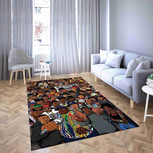 Street Hip Hop Festival Carpet Area Rug