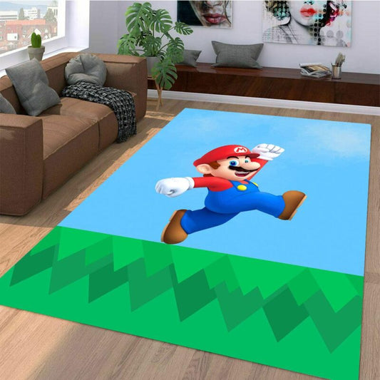 Super Mario 3D Carpet Area Rug
