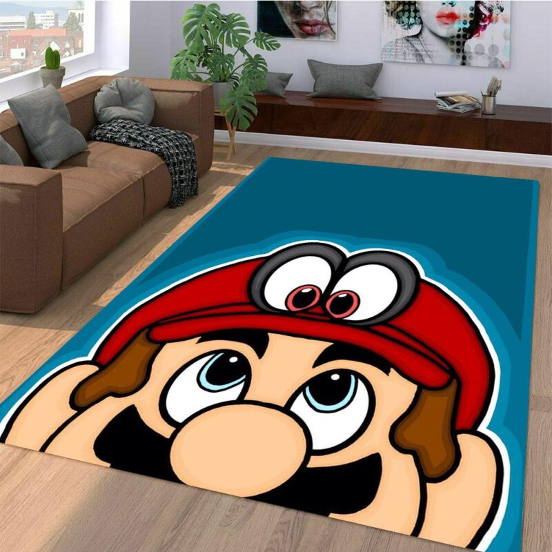 Super Mario Nahaufnahme Carpet Area Rug
