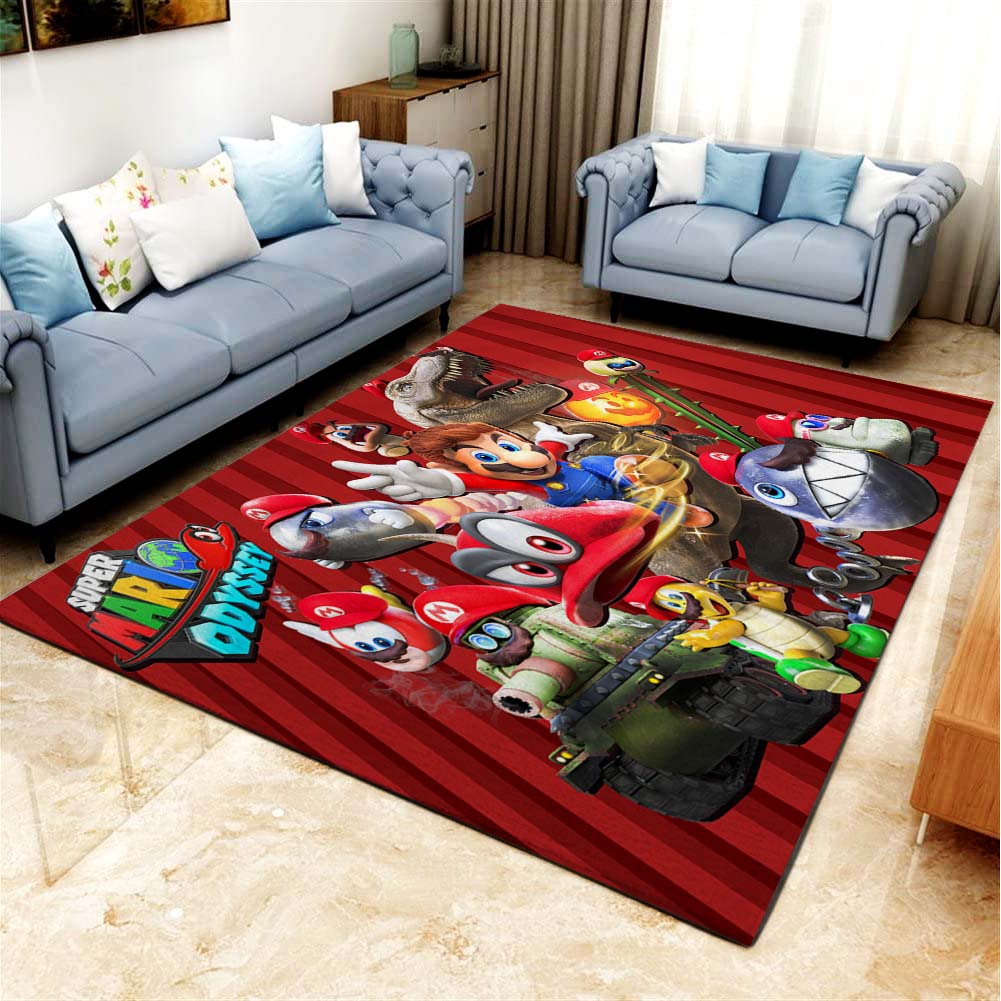 Super Mario Odyssey Carpet Area Rug Wohnzimmer KüchenCarpet Area Rug Carpet Area Rugboden