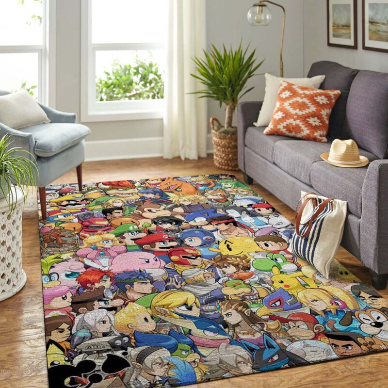 Super Mario Carpet Area Rug
