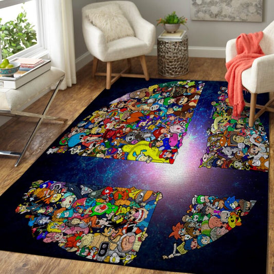 Super Smash Bros Characters Spiel Carpet Area Rug 5
