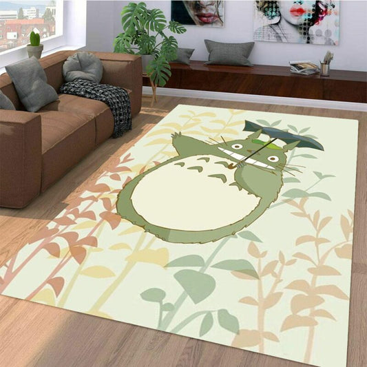 Totoro Mit Regenschirm Carpet Area Rug