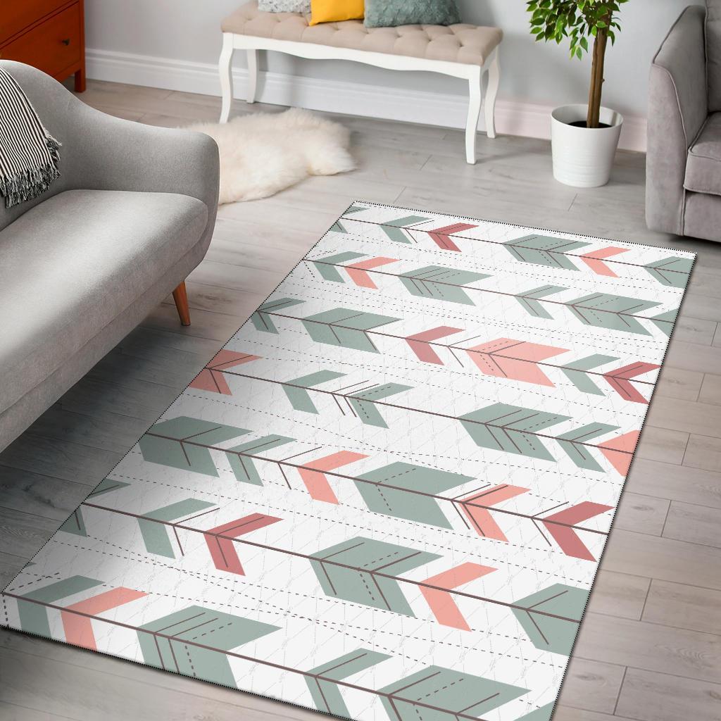 Tribal Arrows Aztec Carpet Area Rug
