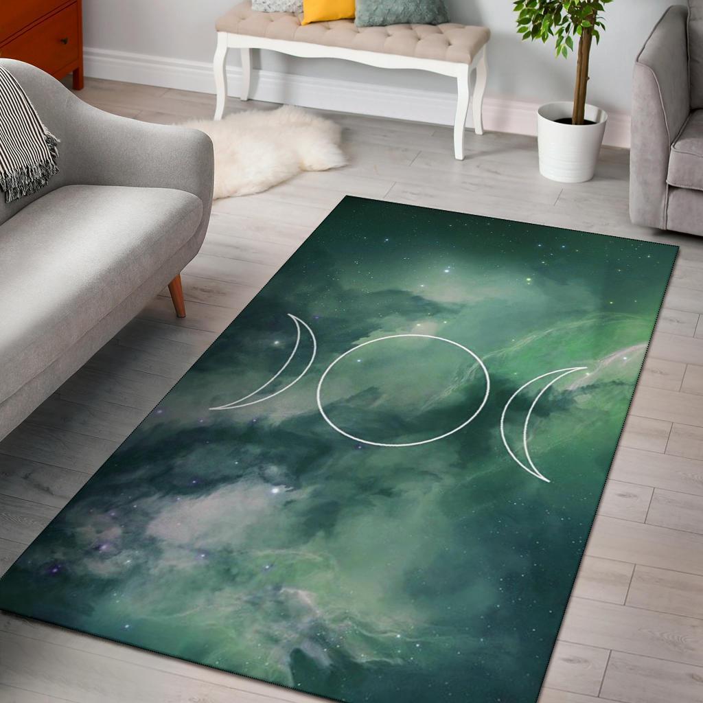 Triple Moon Carpet Area Rug