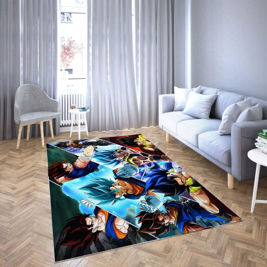 Vegito Gogeta Dragon Ball Super Lieblings Karikatur Carpet Area Rug 35 1