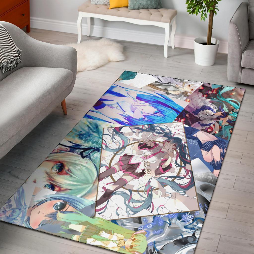 Vocaloid Hatsune Miku Carpet Area Rug