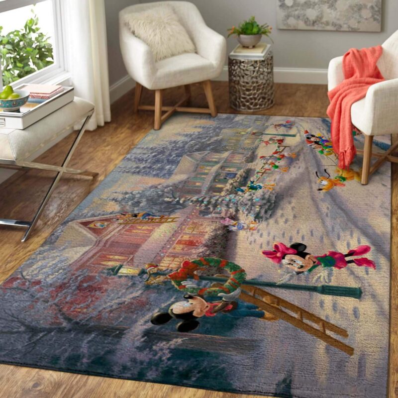 Weihnachten Mickey Mouse Carpet Area Rug