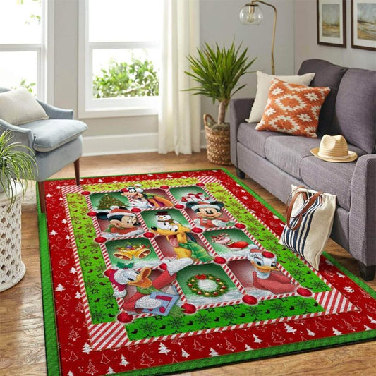 Weihnachten Von Disney Zeichentrickfiguren Carpet Area Rug