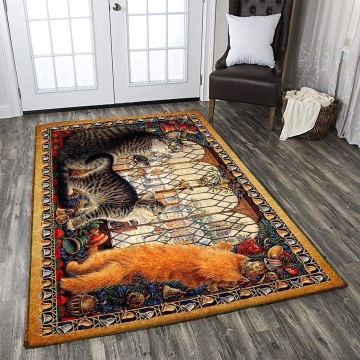 Weihnachtskatze Carpet Area Rug