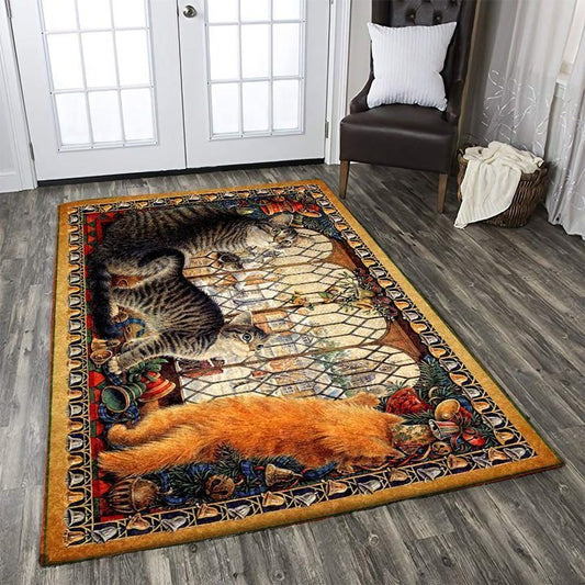 Weihnachtskatze Carpet Area Rug