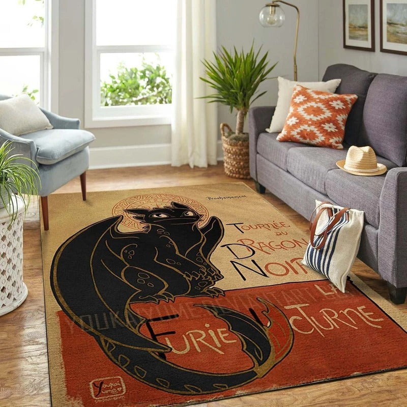 Wie Sie Ihren Drachen zahnlosen Carpet Area Rug trainieren