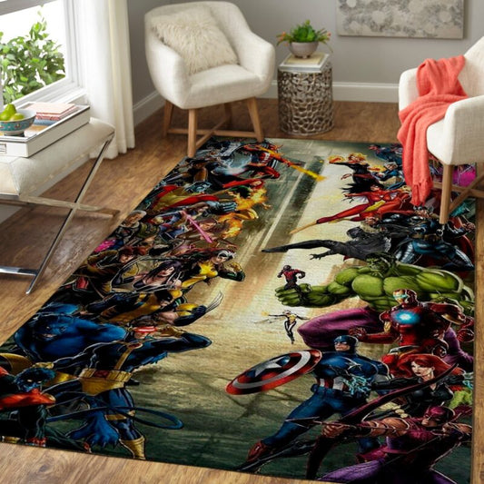X Men Vs Avengers Carpet Area Rug