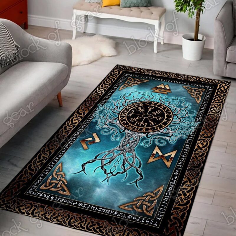 Yggdrasil Viking Carpet Area Rug