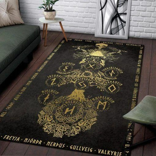 Yggdrasil nordische Mythologie Carpet Area Rug Wohnzimmer Bereich Carpet Area Rug
