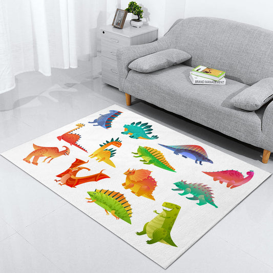 dinosaur printed rug